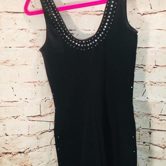 Armani exchange black cocktail dress with Beating - Picture 5 of 7